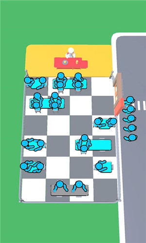 橡皮人餐厅队列(Restaurant Queue)0